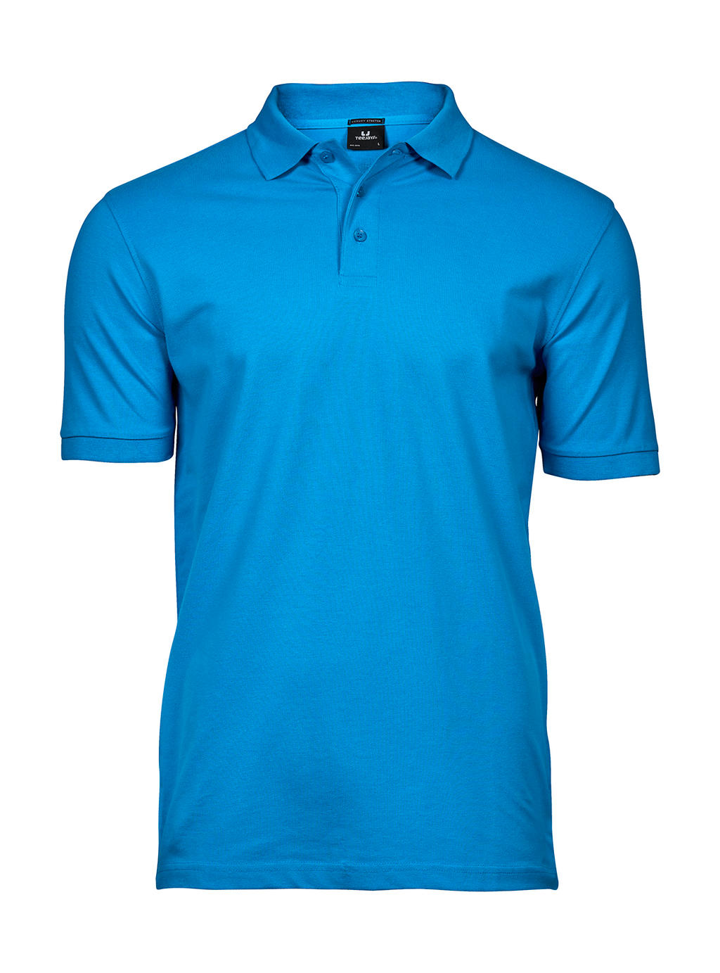  Luxury Stretch Polo in Farbe Azure
