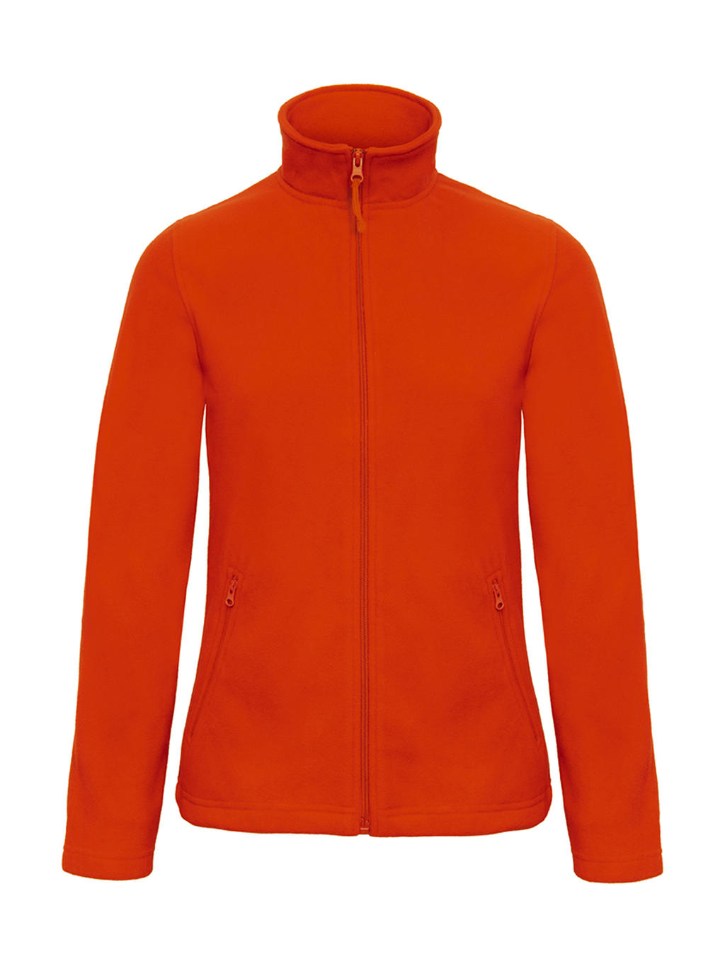  ID.501/women Micro Fleece Full Zip in Farbe Pumpkin Orange