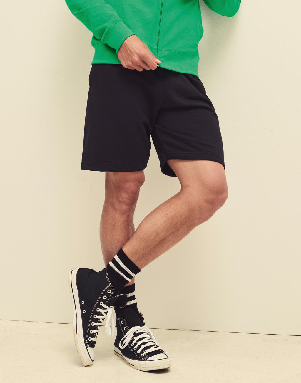 Lightweight Shorts in Farbe Black