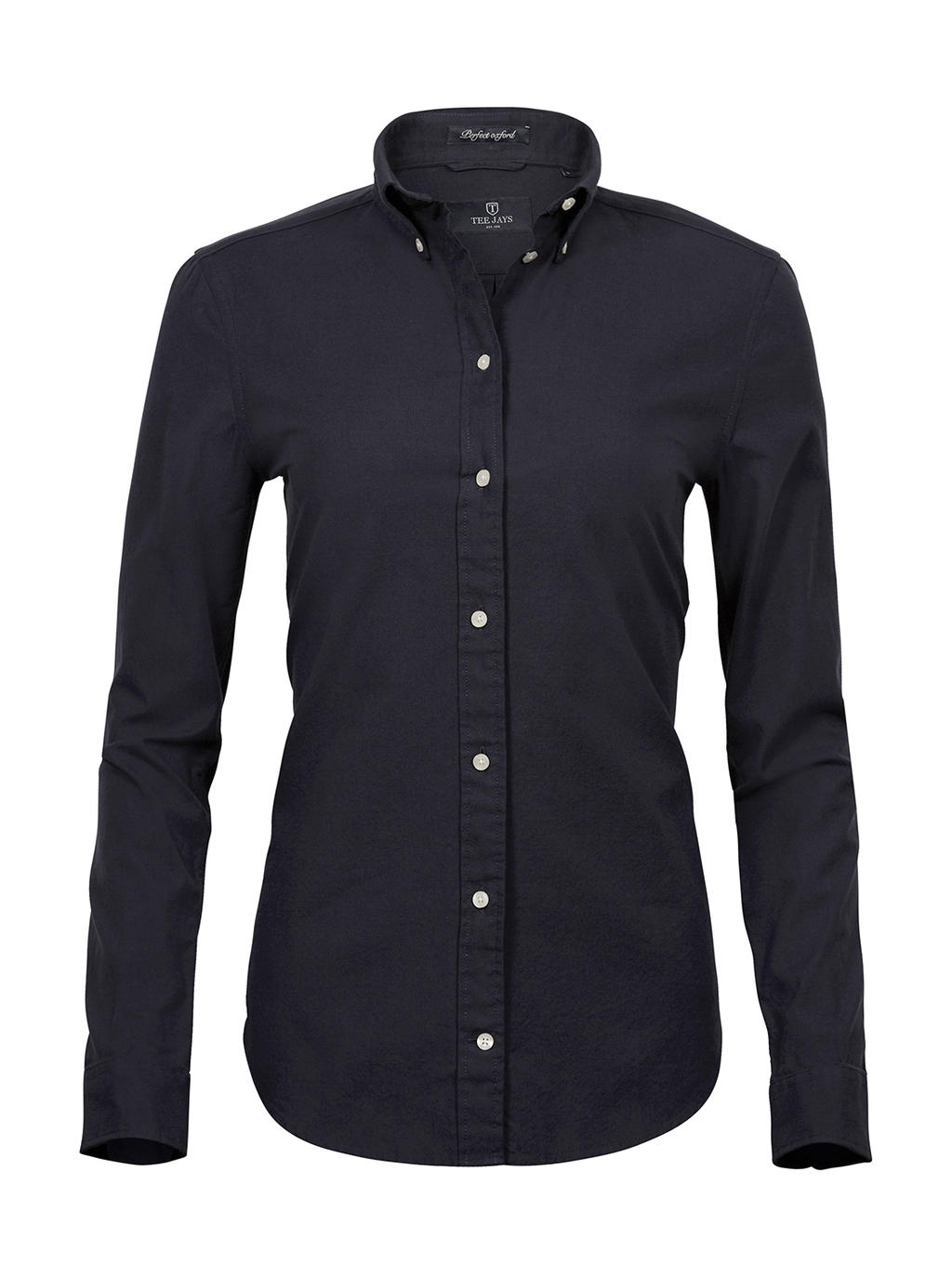  Ladies Perfect Oxford Shirt in Farbe Black