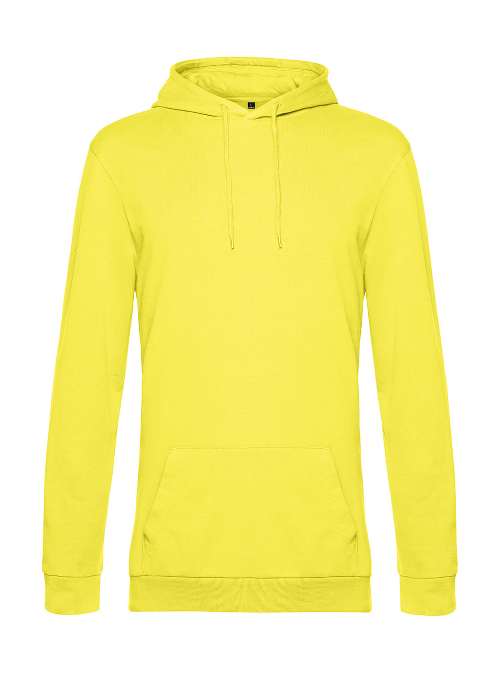  #Hoodie French Terry in Farbe Solar Yellow