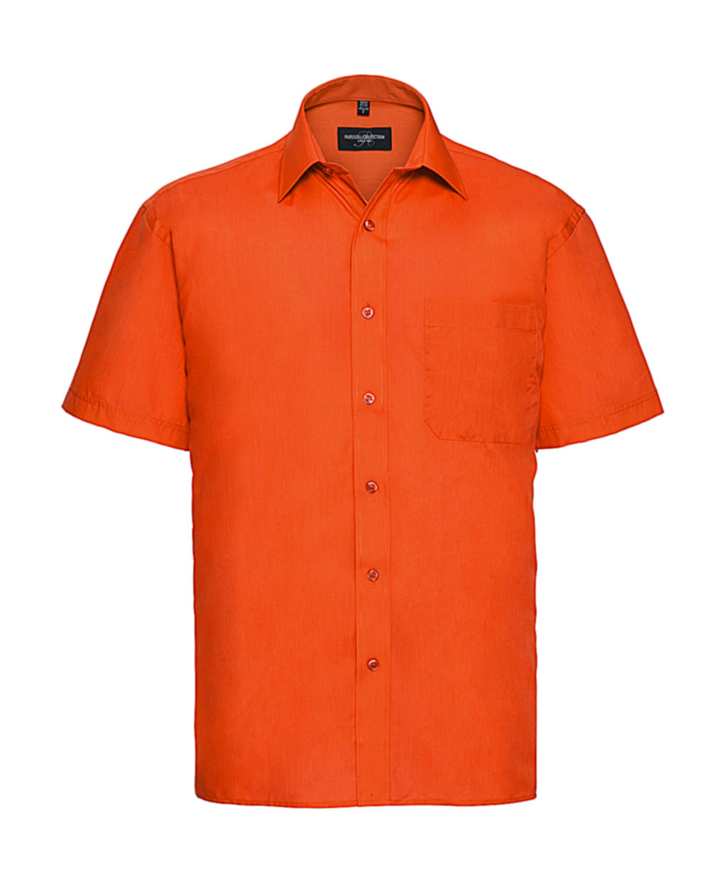  Poplin Shirt in Farbe Orange
