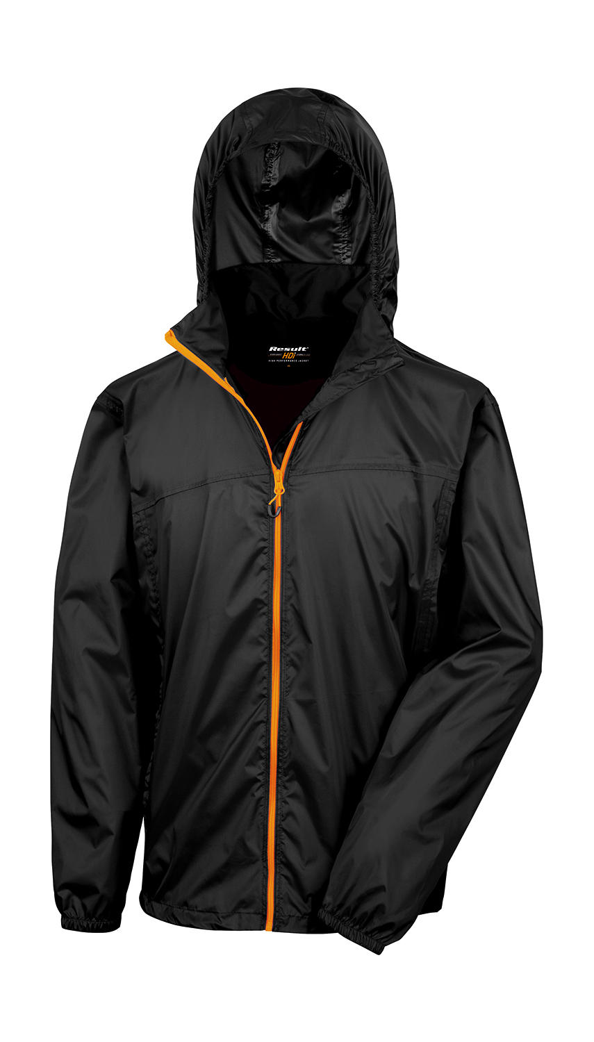  HDI Quest Lightweight Stowable Jacket in Farbe Black/Orange