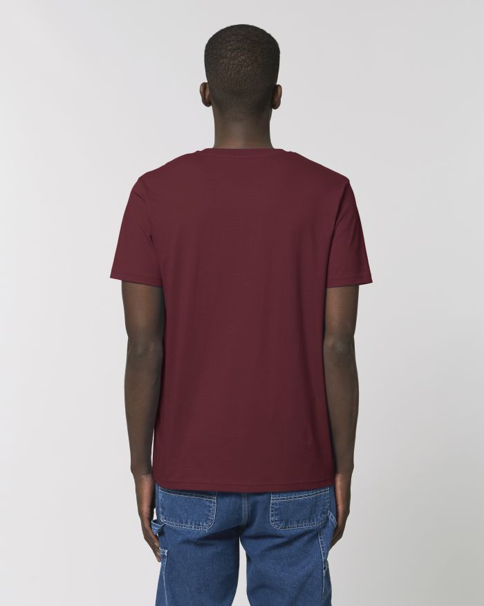 T-Shirt Rocker in Farbe Burgundy