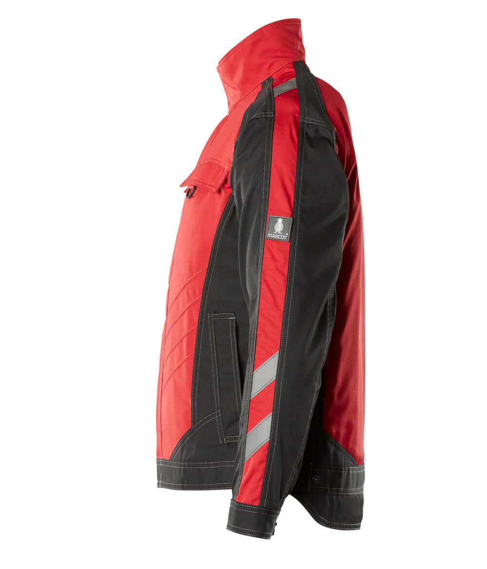 Jacke UNIQUE Jacke in Farbe Rot/Schwarz