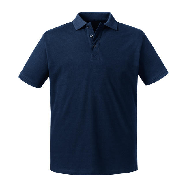  Mens Pure Organic Polo in Farbe French Navy
