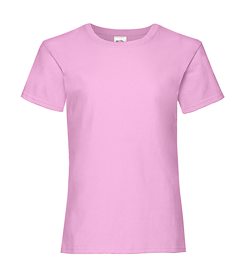  Girls Valueweight T in Farbe Light Pink