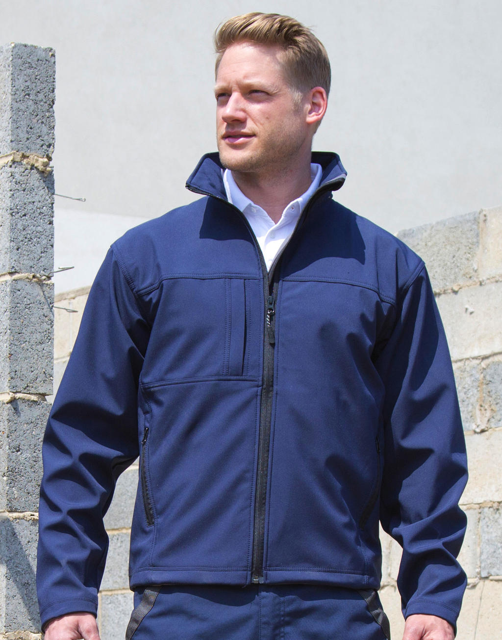  Mens Classic Softshell Jacket in Farbe Black