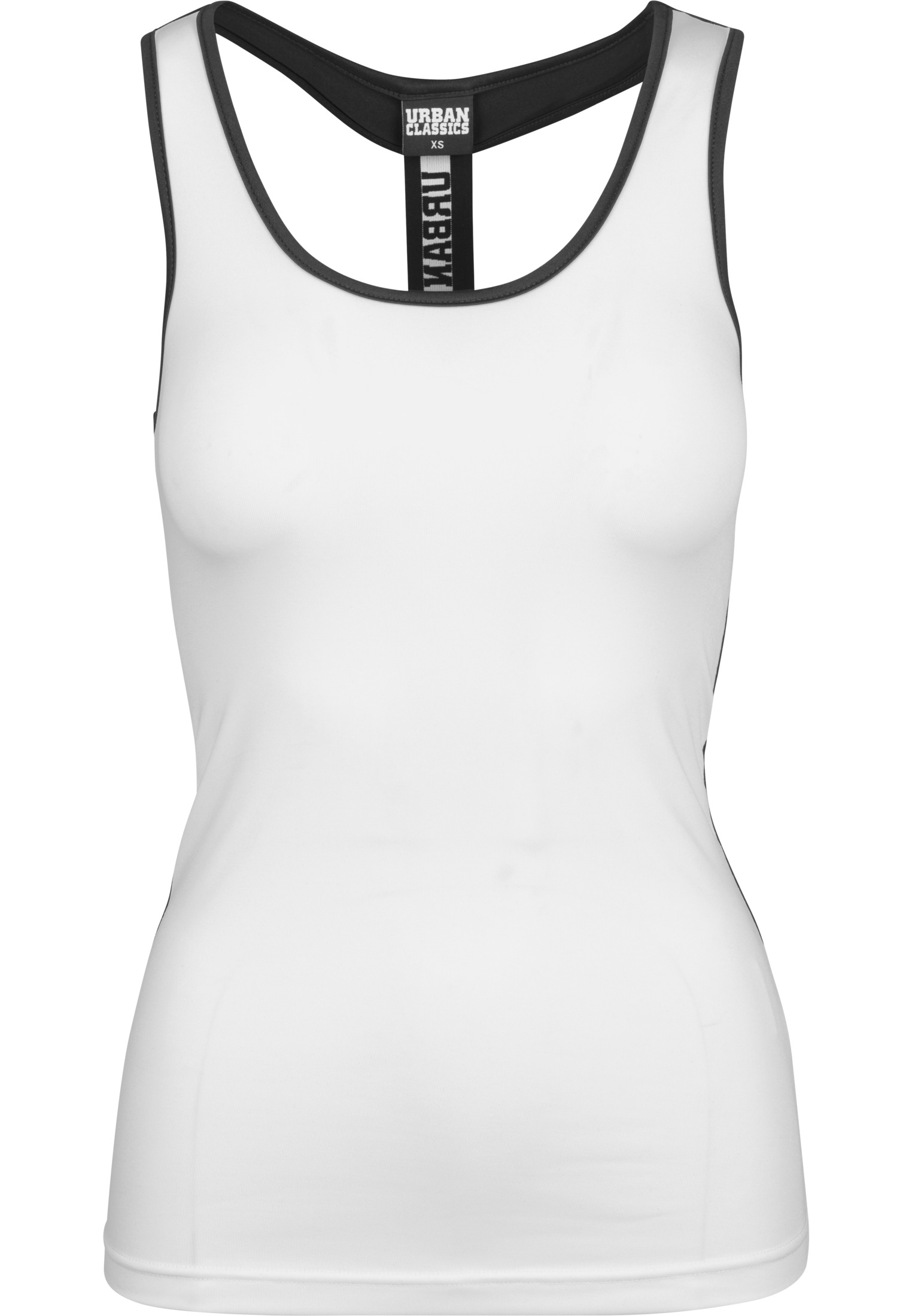 Athleisure Ladies Sports Top in Farbe wht/blk