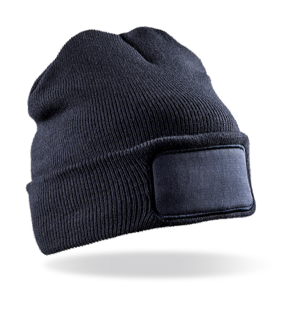  Double Knit Printers Beanie in Farbe Navy