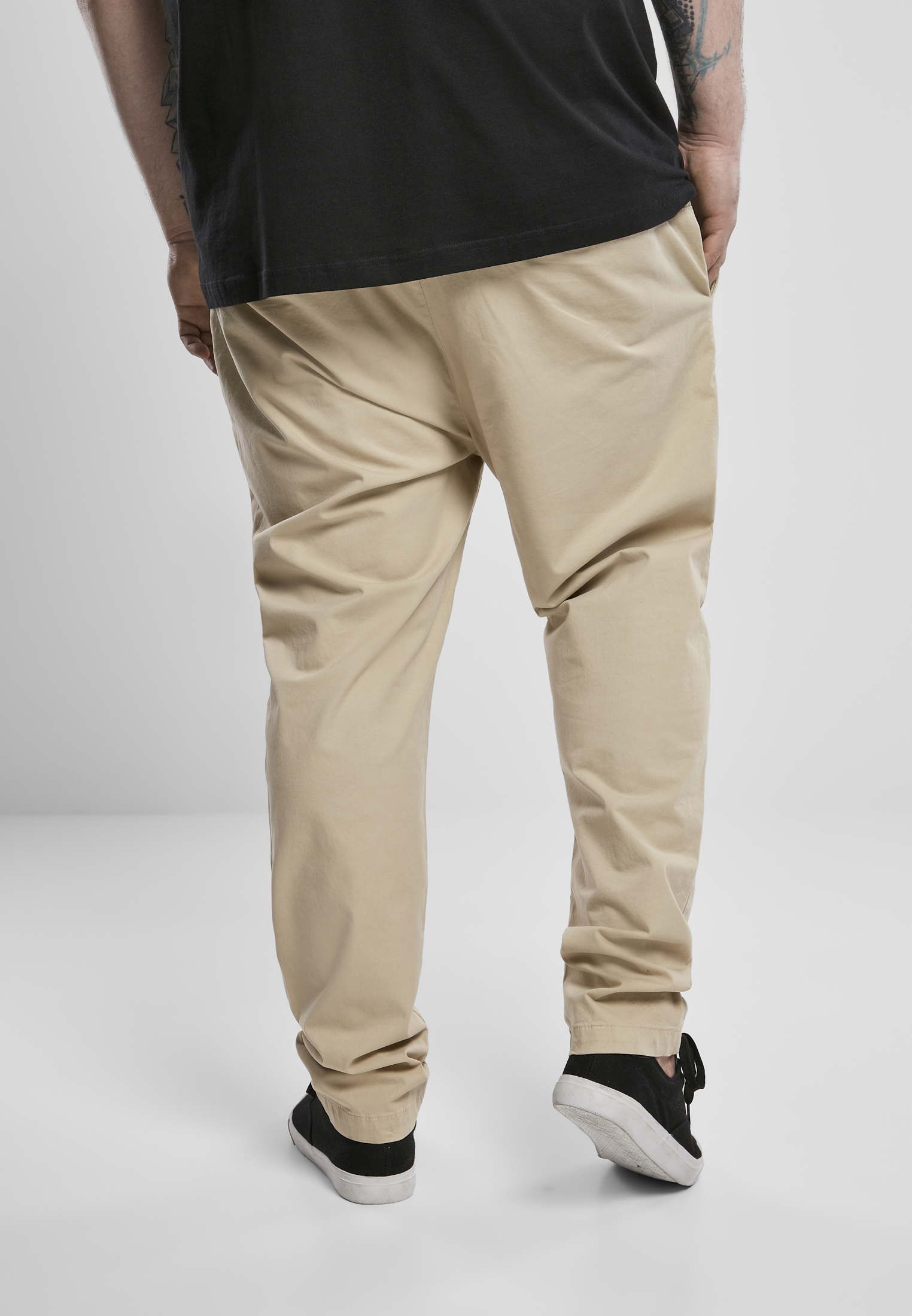 Hosen Tapered Cotton Jogger Pants in Farbe concrete
