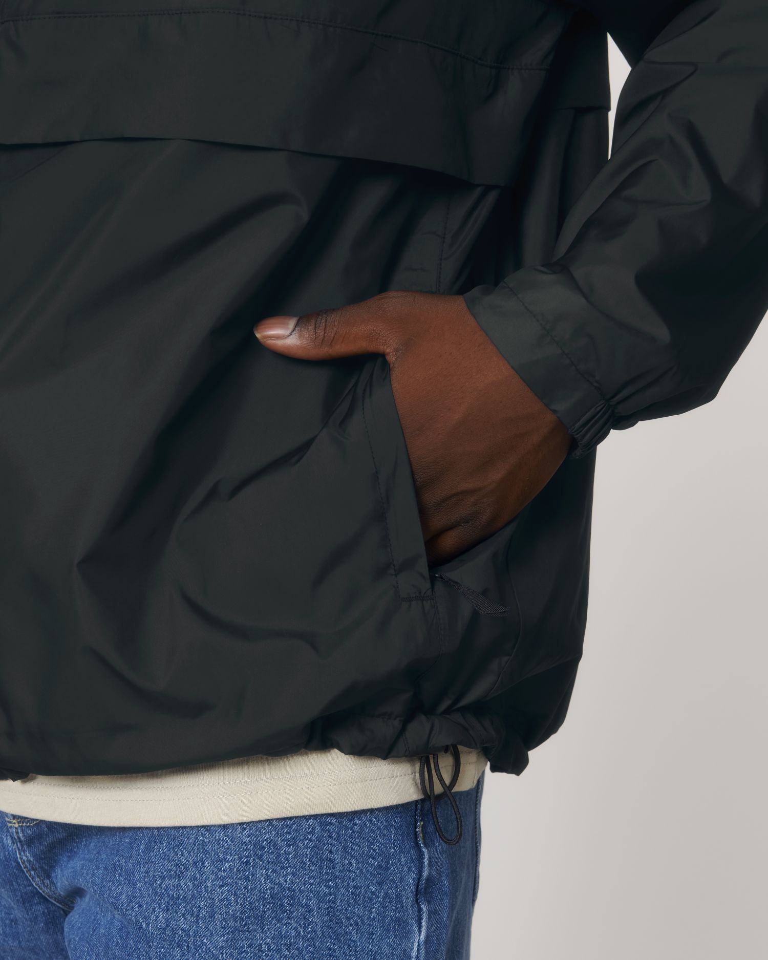 Non Padded Jacket Speeder in Farbe Black