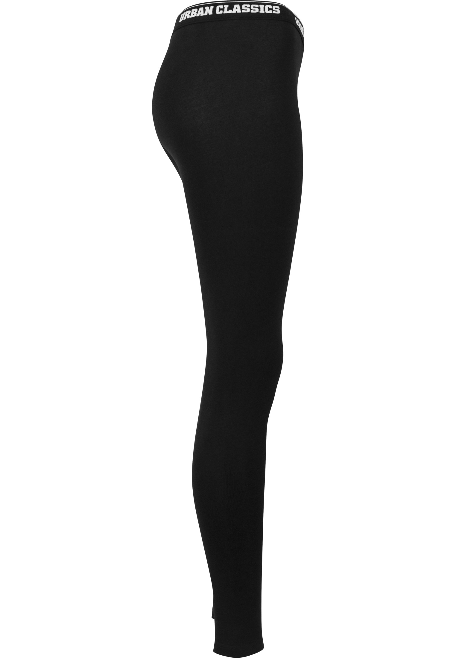 Curvy Ladies Logo Leggings in Farbe black