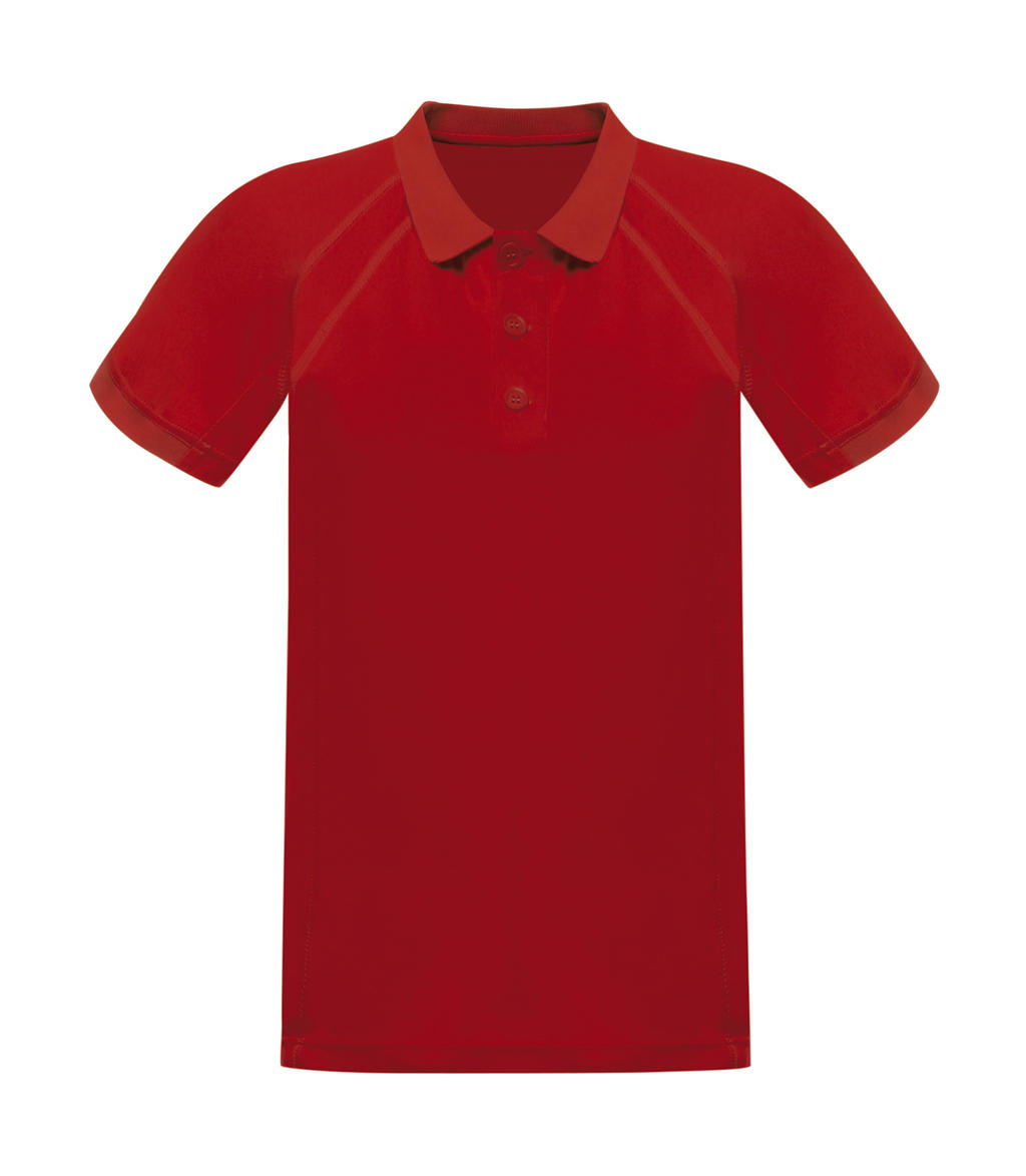  Coolweave Wicking Polo in Farbe Classic Red