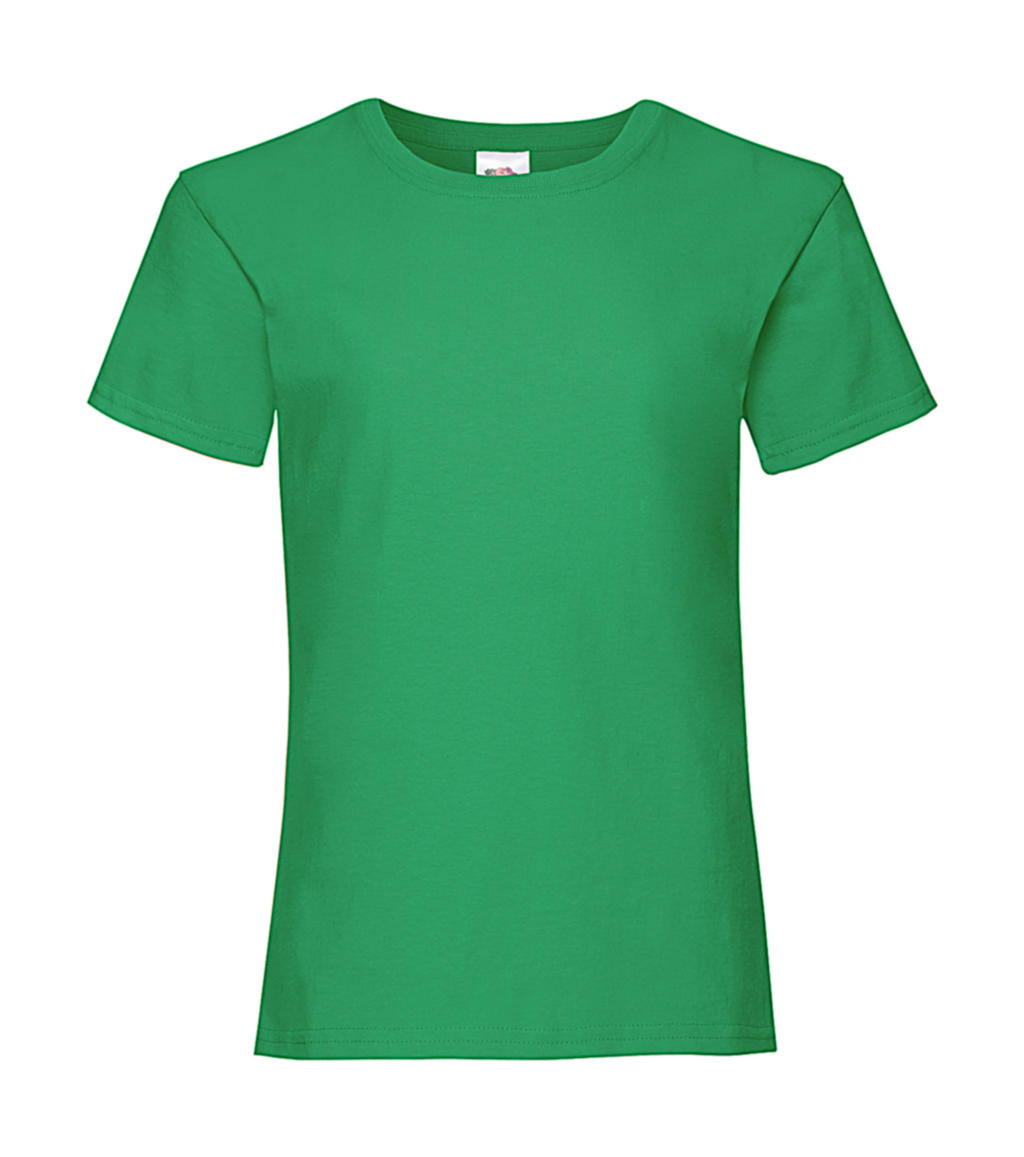  Girls Valueweight T in Farbe Kelly Green