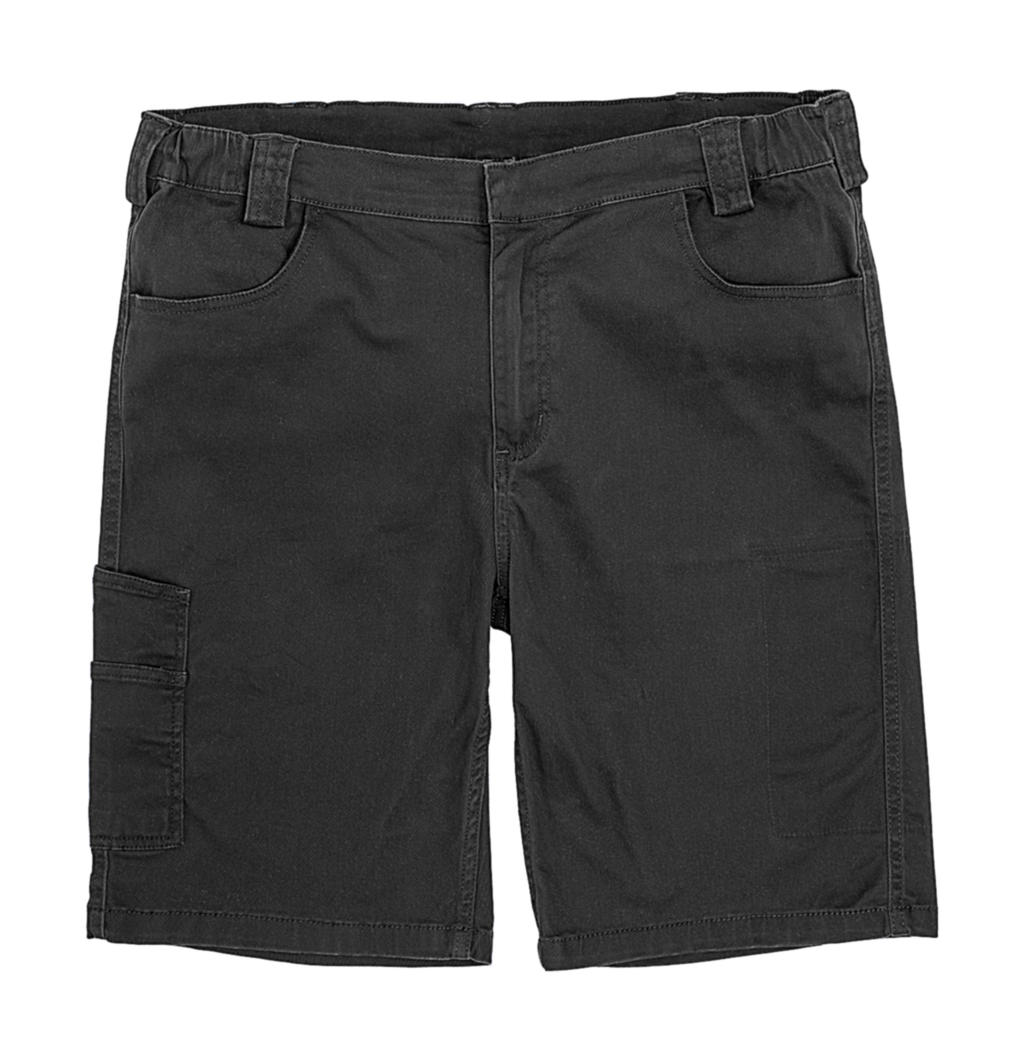  Super Stretch Slim Chino Shorts in Farbe Black