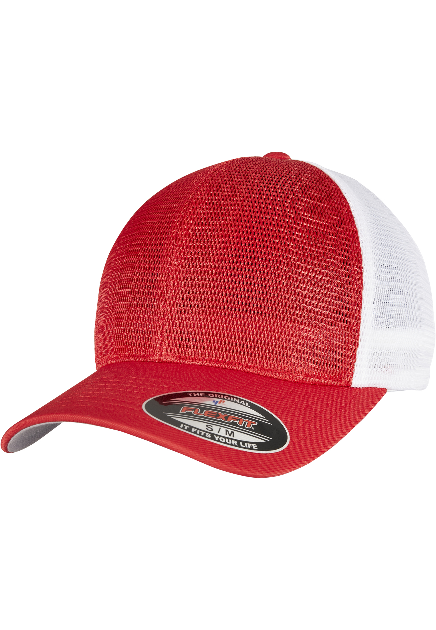 Trucker FLEXFIT 360 OMNIMESH CAP 2-TONE in Farbe red/white
