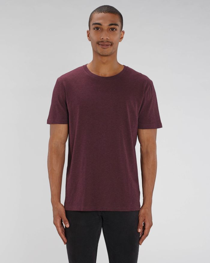T-Shirt Creator in Farbe Heather Grape Red