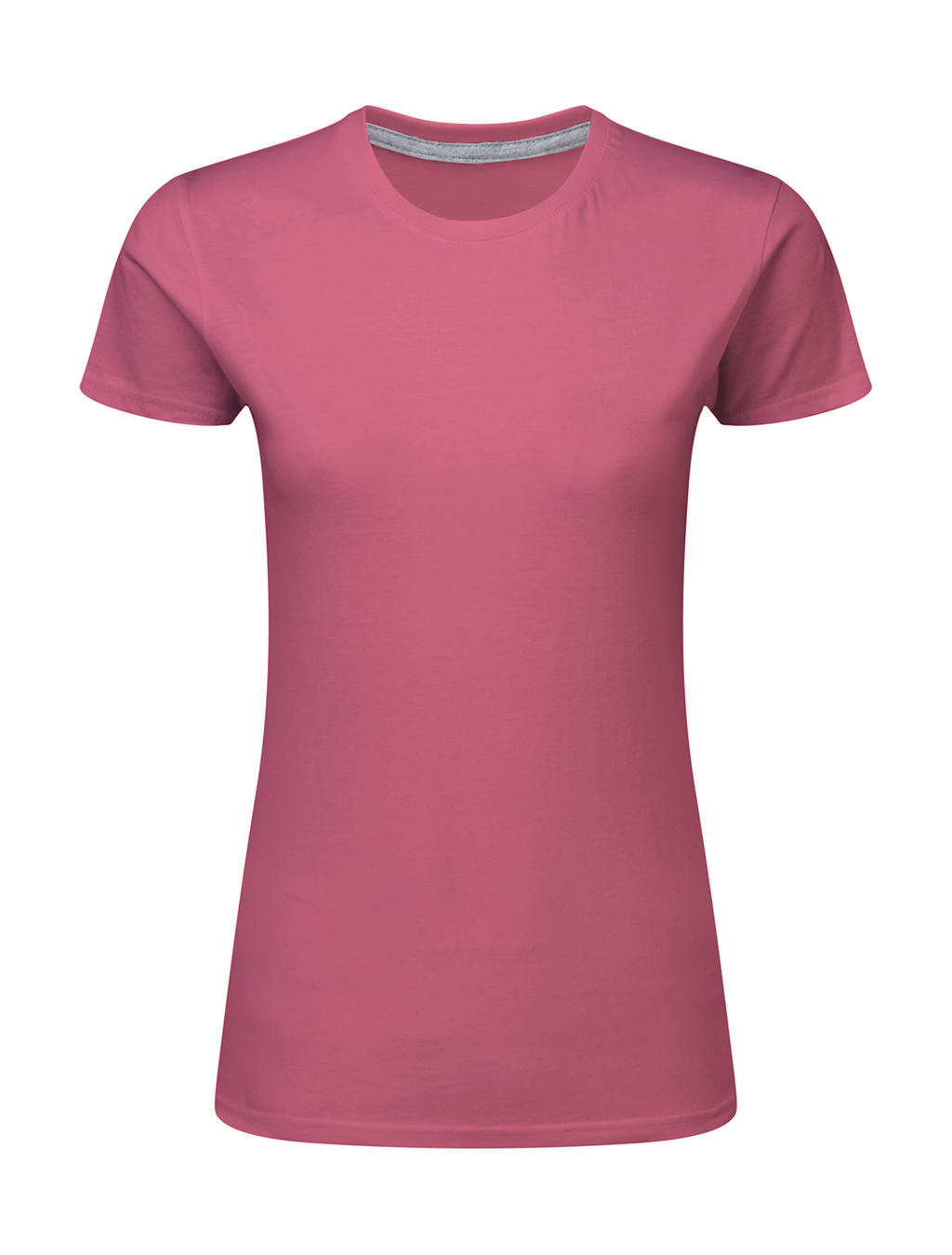  Ladies Perfect Print Tagless Tee in Farbe Cassis