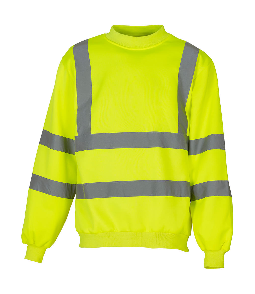  Fluo Sweatshirt in Farbe Fluo Yellow