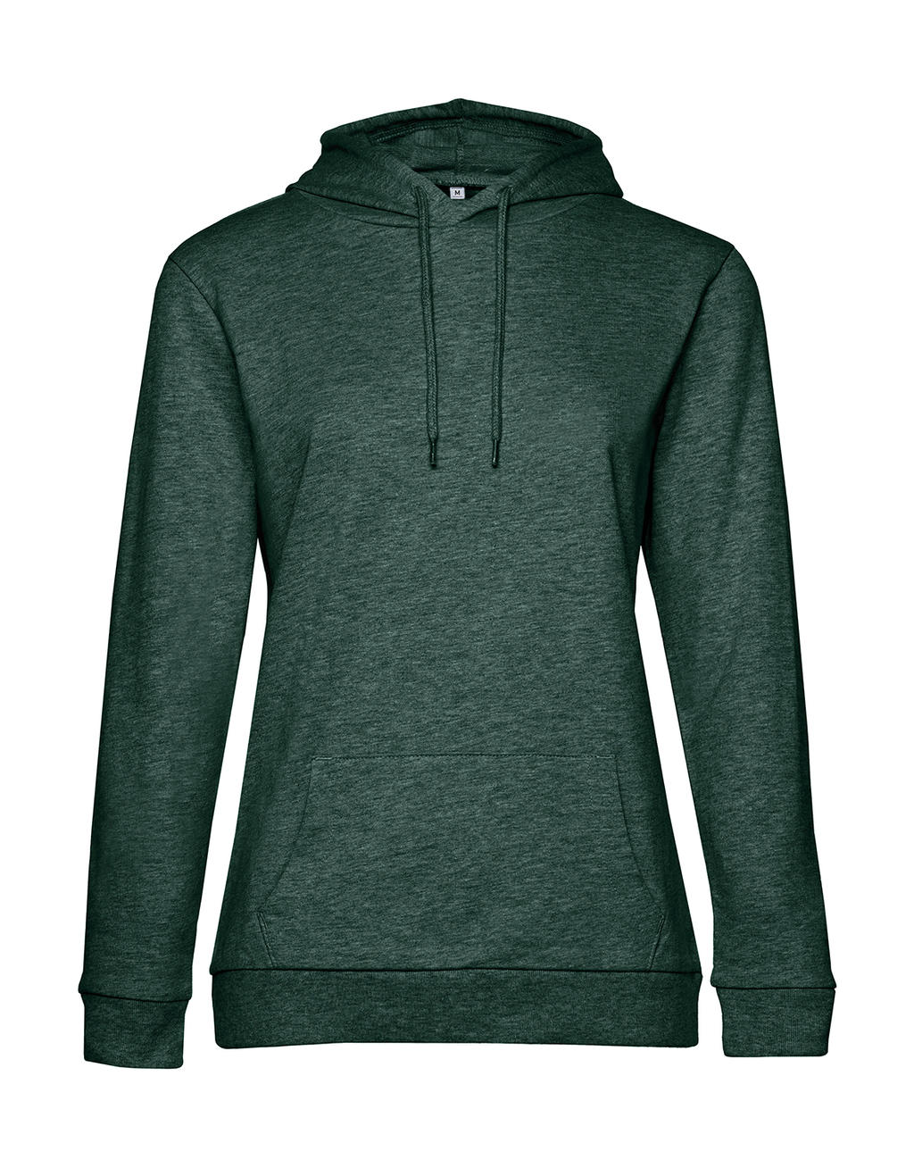  #Hoodie /women French Terry in Farbe Heather Dark Green