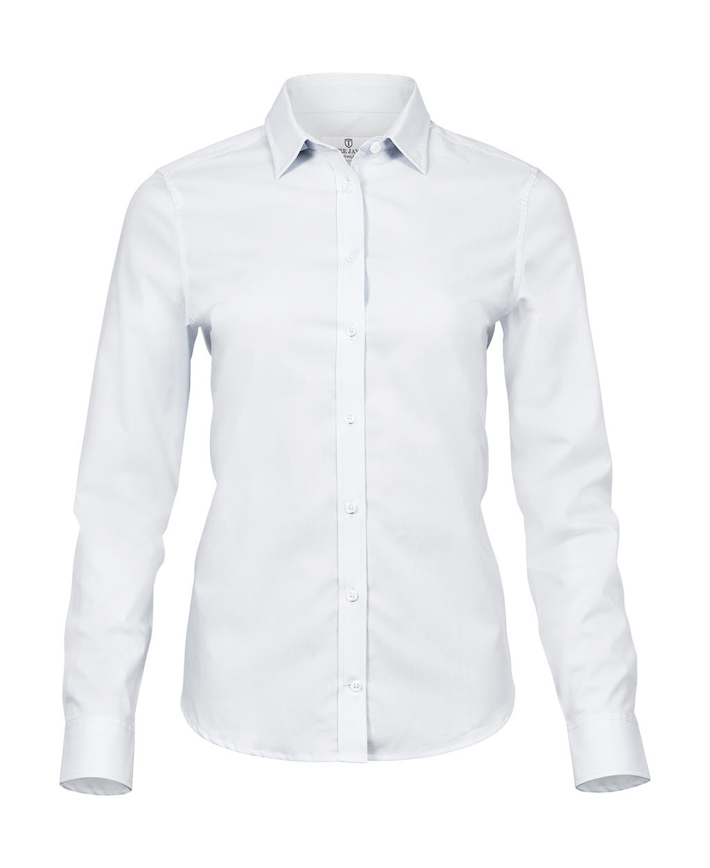  Ladies Stretch Luxury Shirt in Farbe White