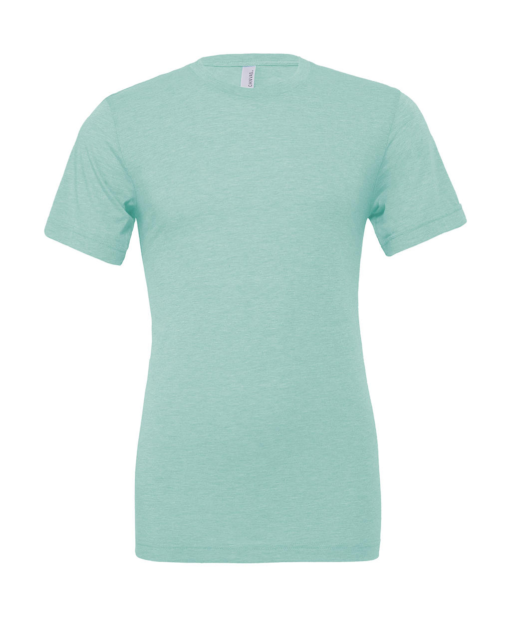  Unisex Triblend Short Sleeve Tee in Farbe Dusty Blue Triblend