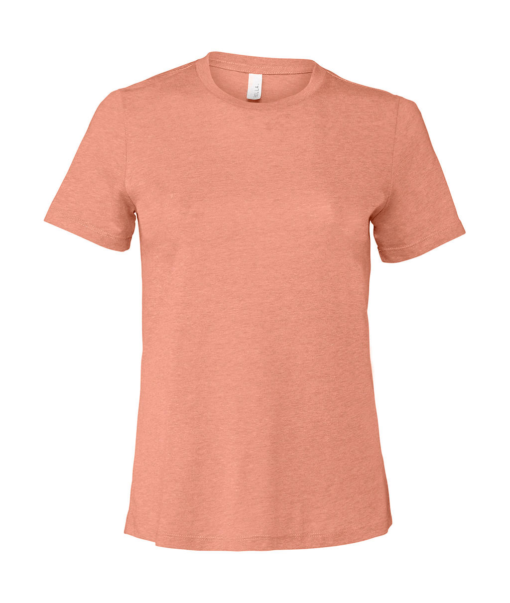  Womens Relaxed Jersey Short Sleeve Tee in Farbe Heather Sunset