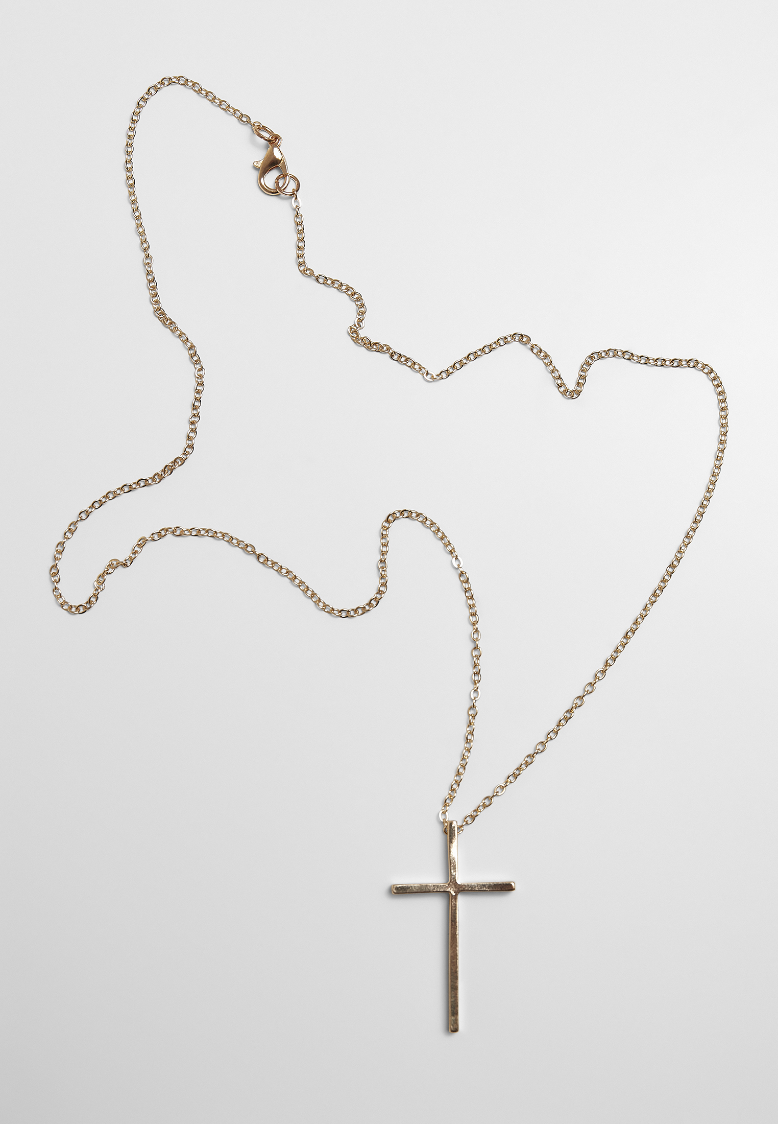 Schmuck Big Basic Cross Necklace in Farbe gold