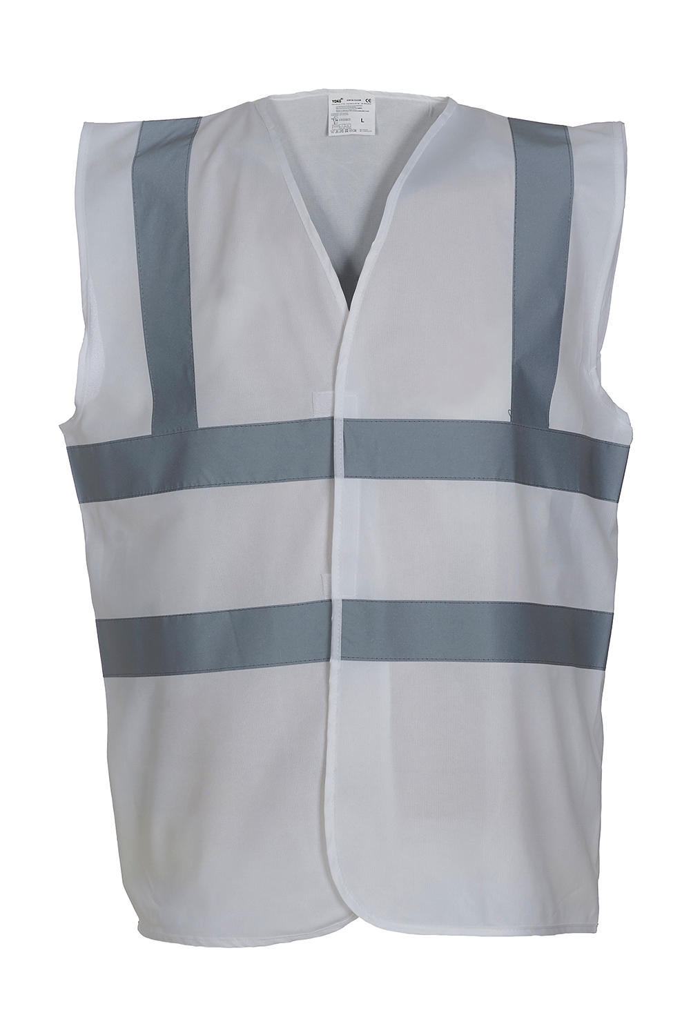  Fluo 2 Band+Brace Waistcoat in Farbe White