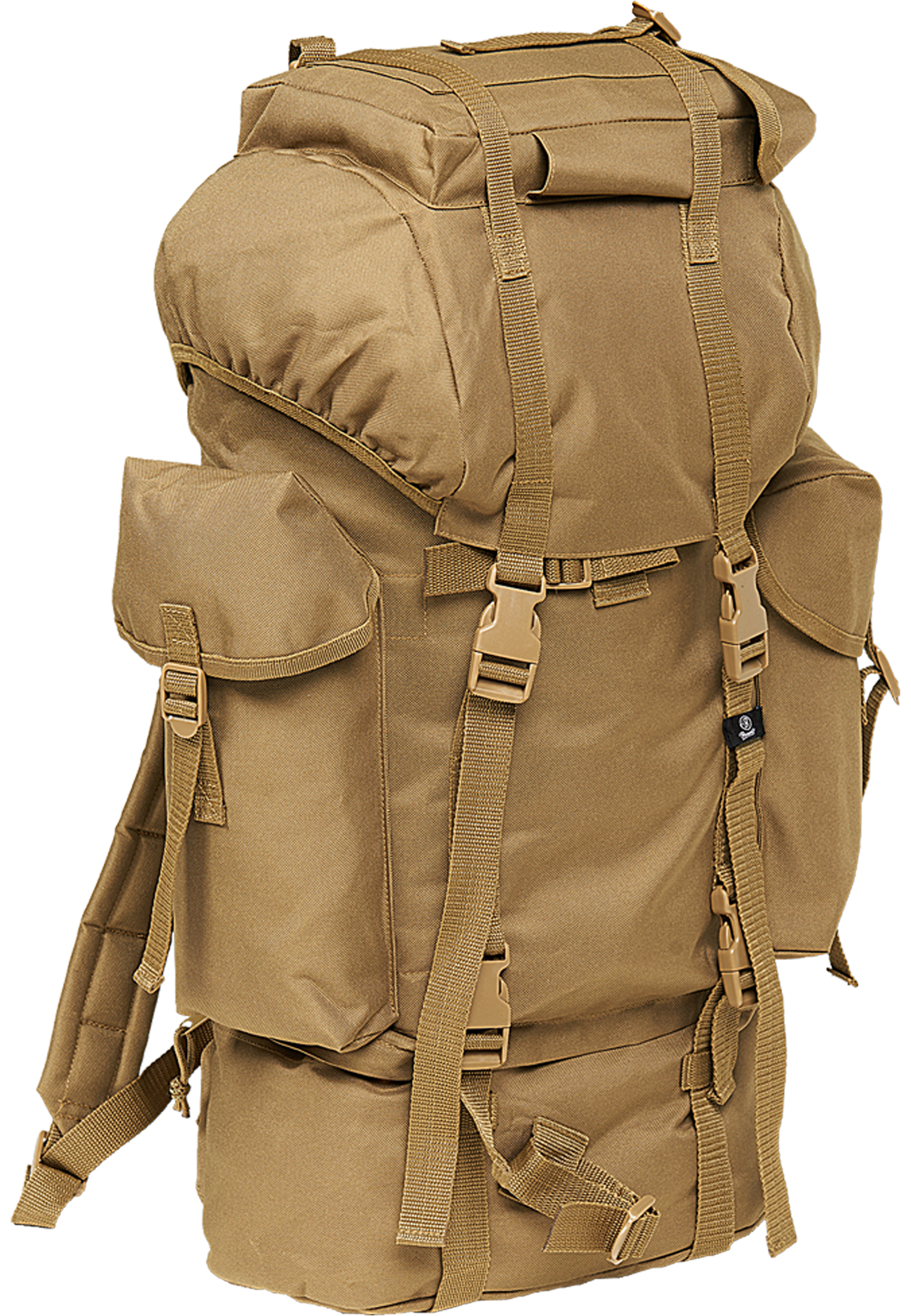 Taschen Nylon Military Backpack in Farbe camel