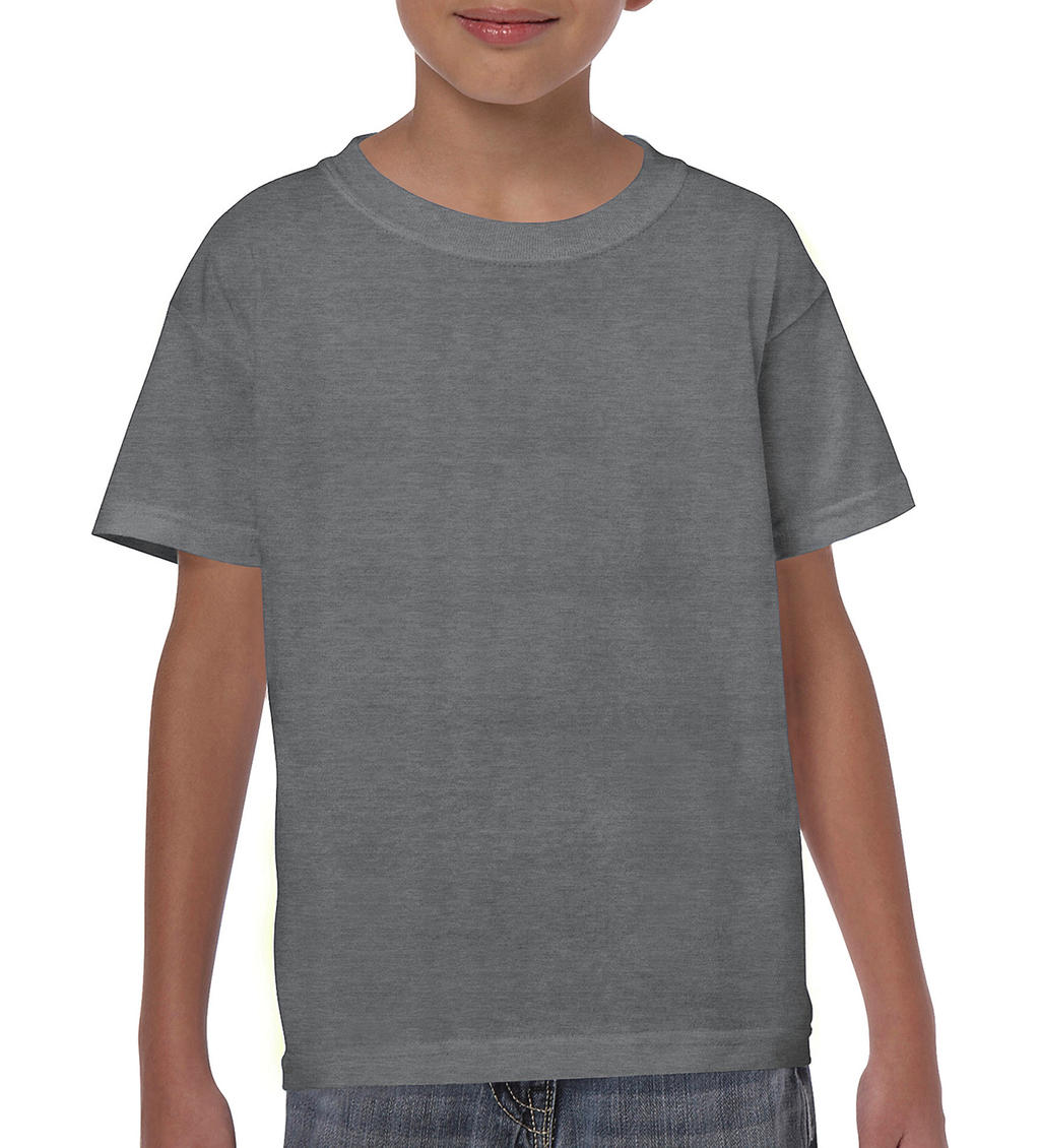  Heavy Cotton Youth T-Shirt in Farbe Graphite Heather