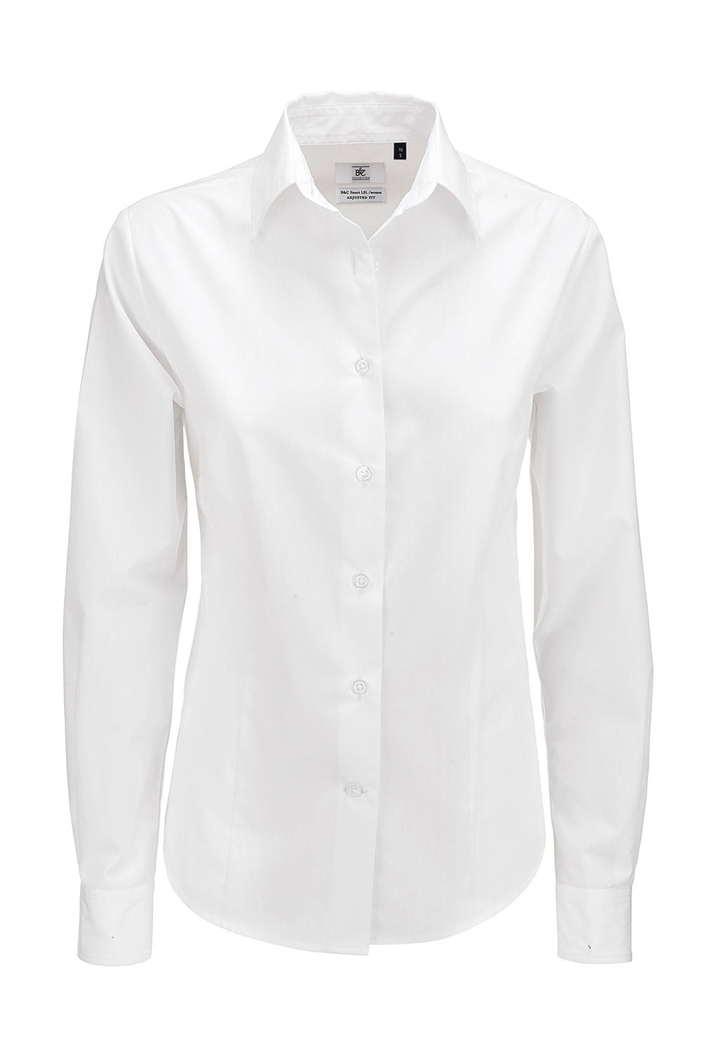  Smart LSL/women Poplin Shirt in Farbe White
