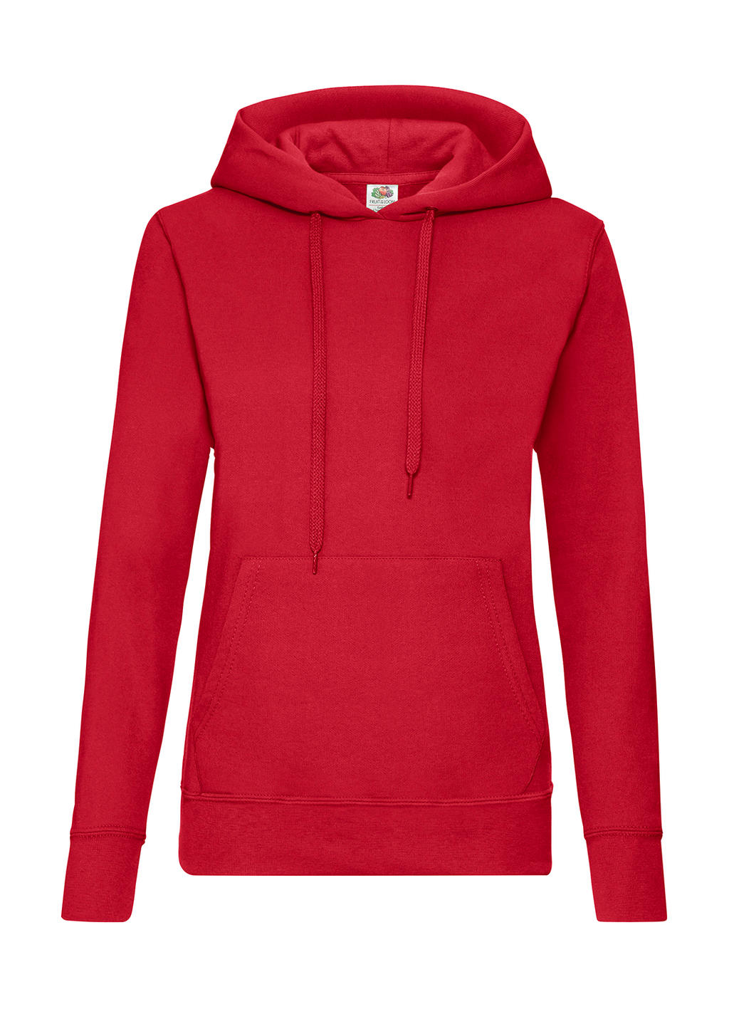  Ladies Classic Hooded Sweat in Farbe Red