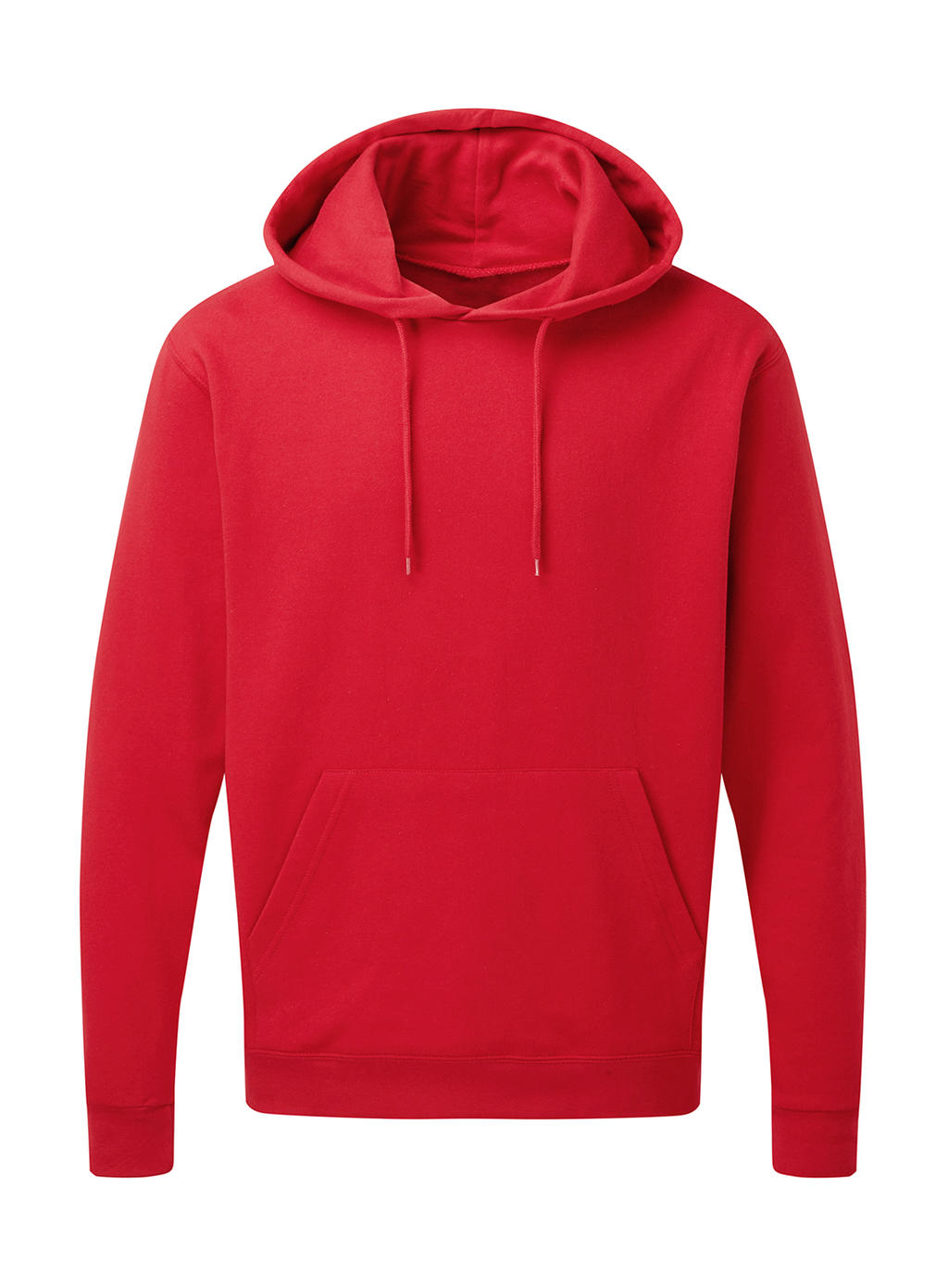  Mens Hooded Sweatshirt in Farbe Red