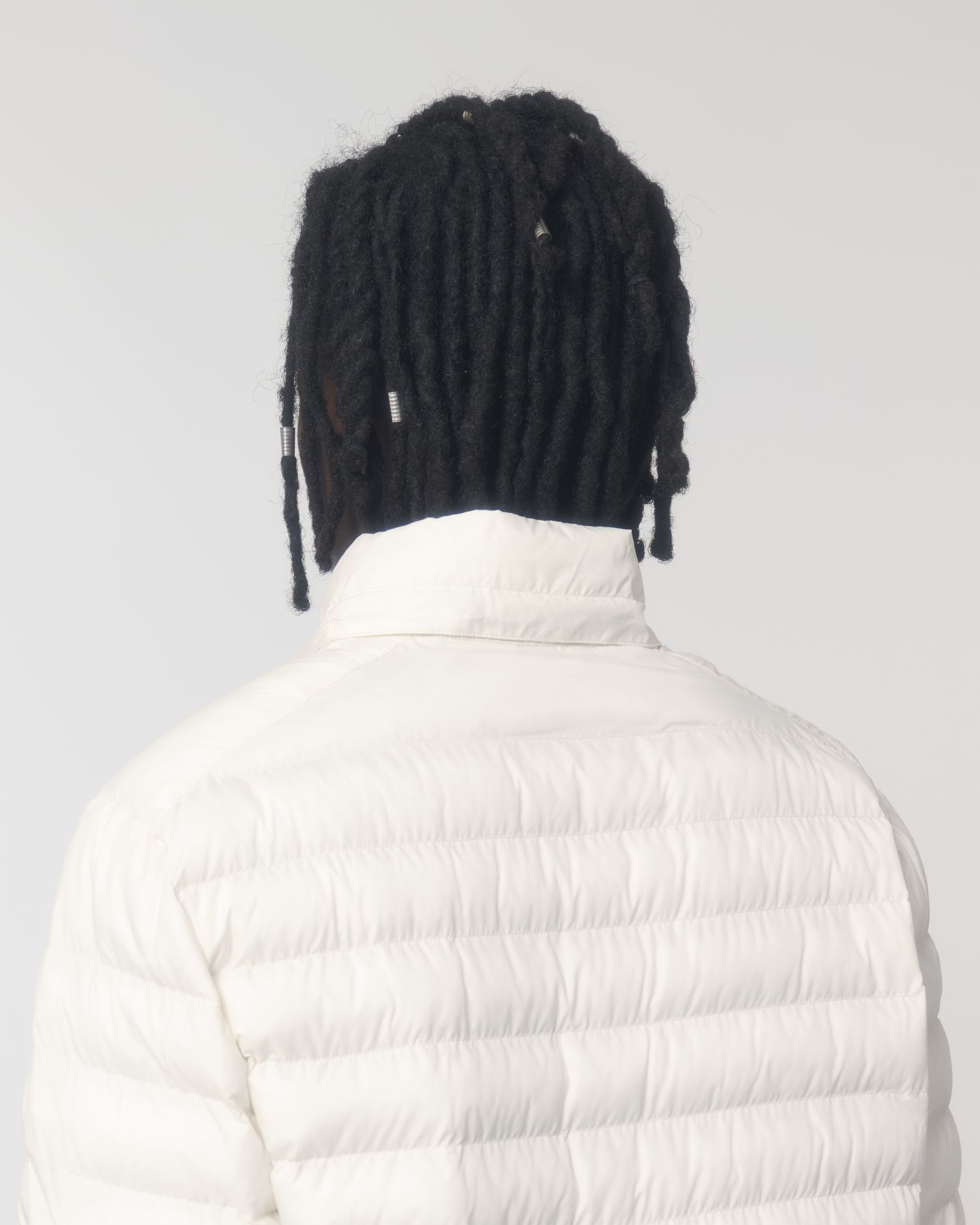 Wattierte Jacke Stanley Voyager in Farbe Off White