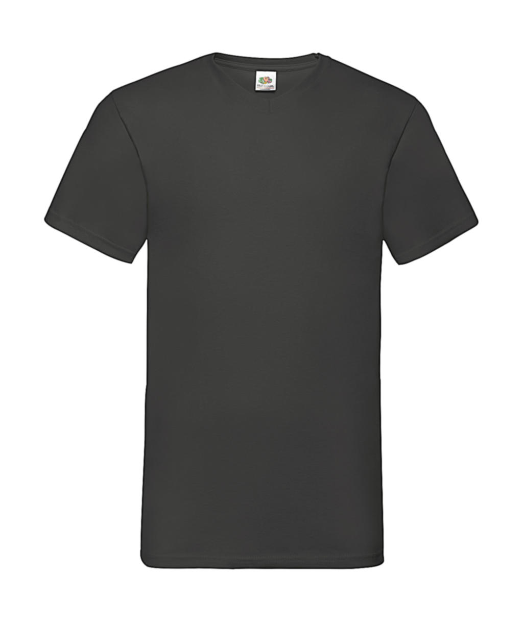  Valueweight V-Neck-Tee in Farbe Light Graphite