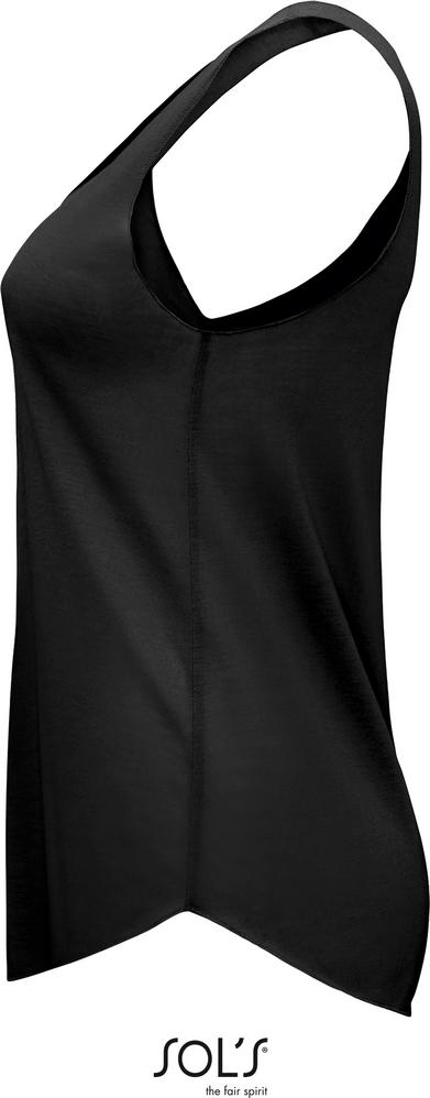T-Shirt Jade Damen Light-Jersey Tank Top in Farbe black