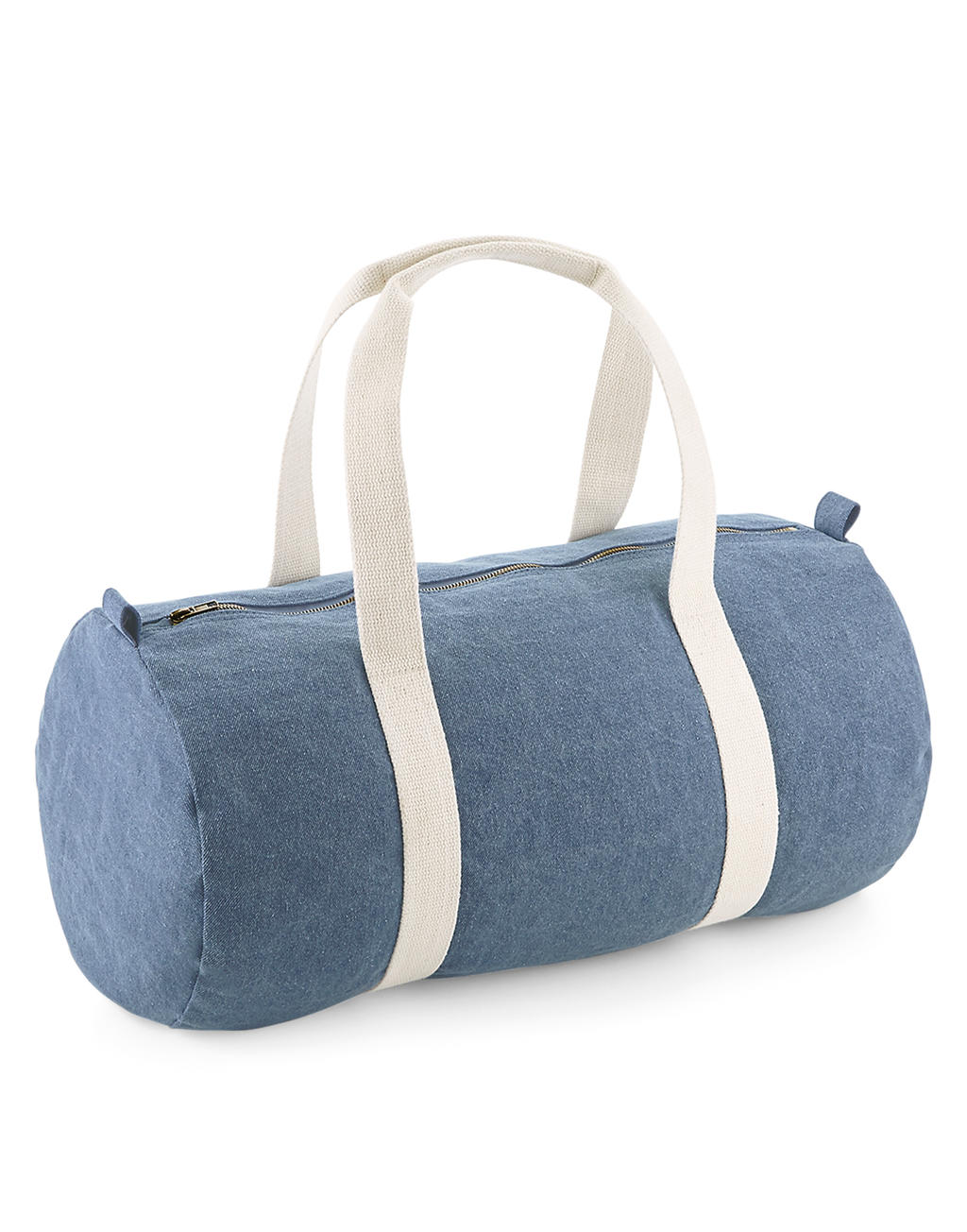  Denim Barrel Bag in Farbe Denim Blue