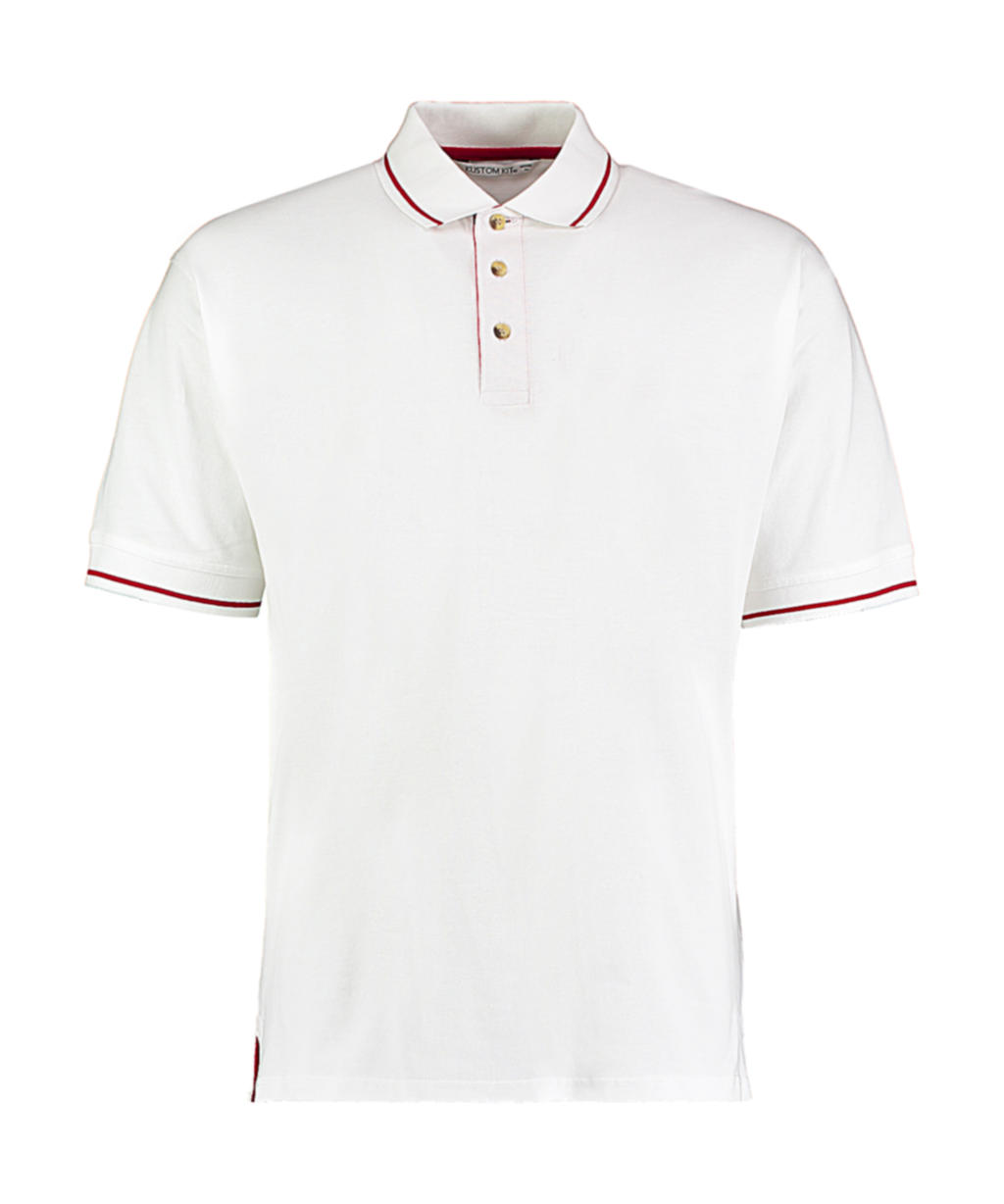  Mens Classic Fit St. Mellion Polo in Farbe White/Bright Red