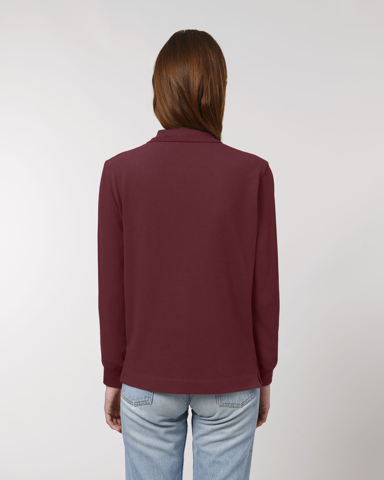  Prepster Long Sleeve in Farbe Burgundy