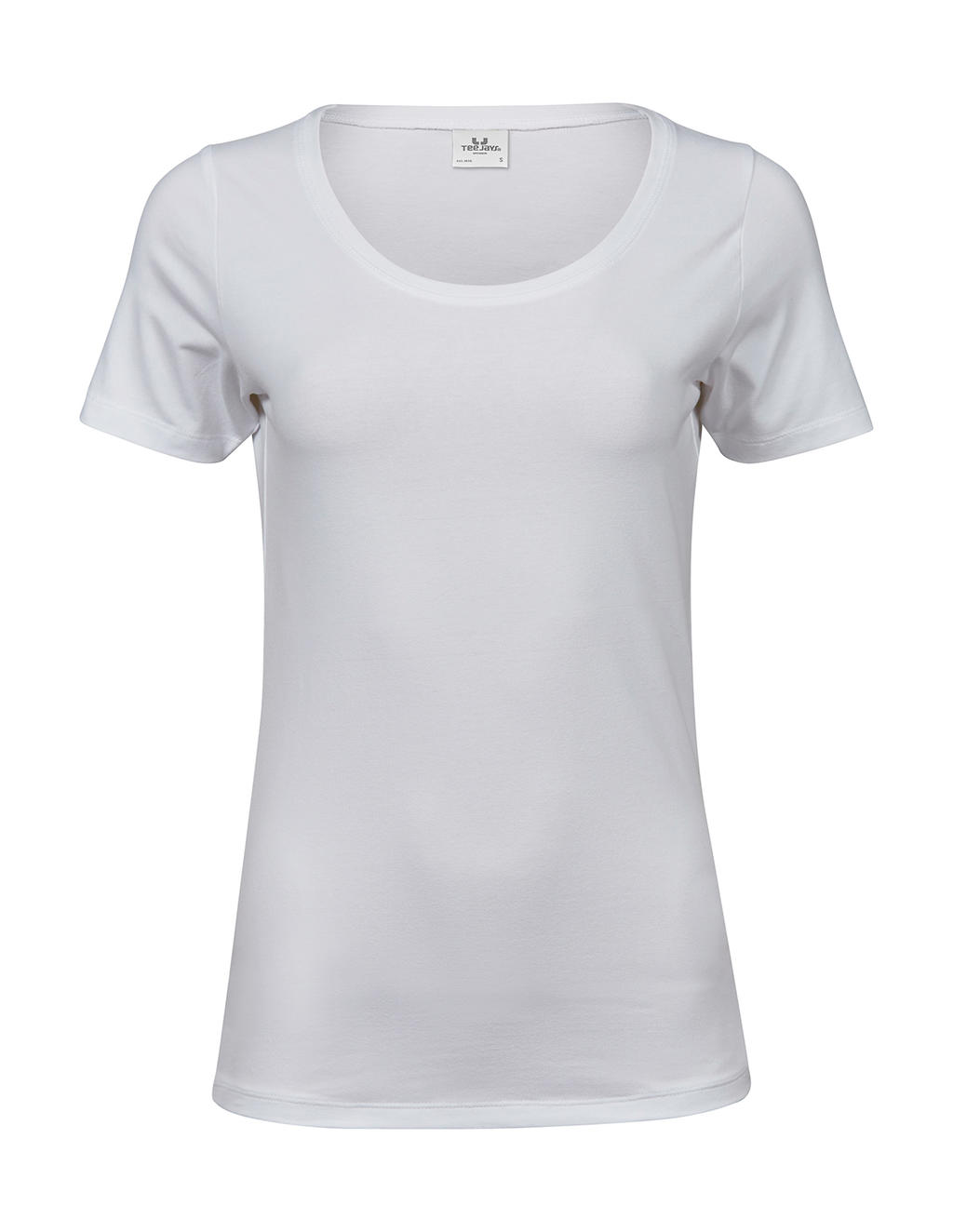  Ladies Stretch Tee in Farbe White