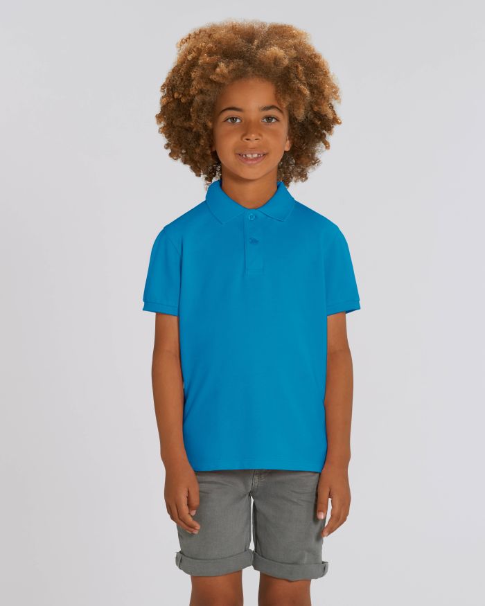 Kids Poloshirt Mini Sprinter in Farbe Azur