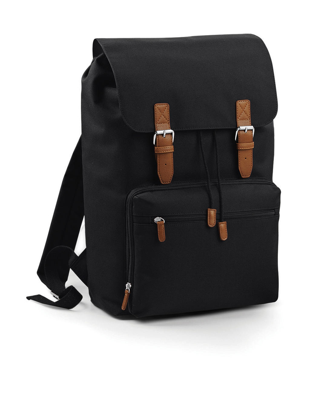  Vintage Laptop Backpack in Farbe Black