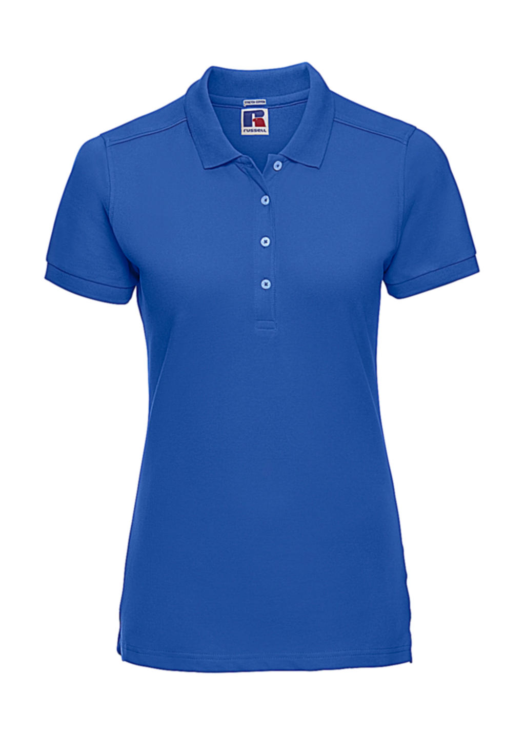  Ladies Fitted Stretch Polo in Farbe Azure