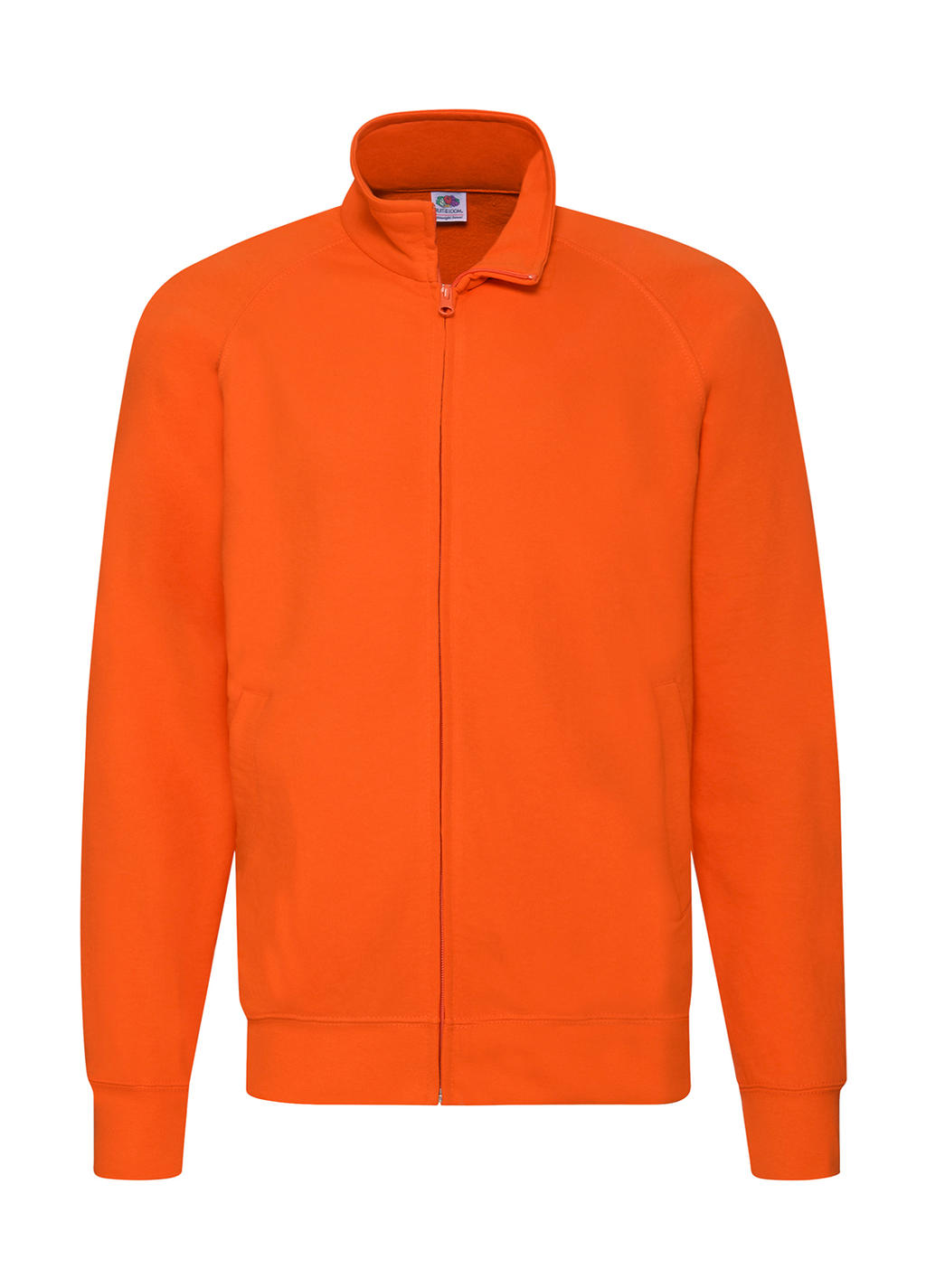  Lightweight Sweat Jacket in Farbe Orange
