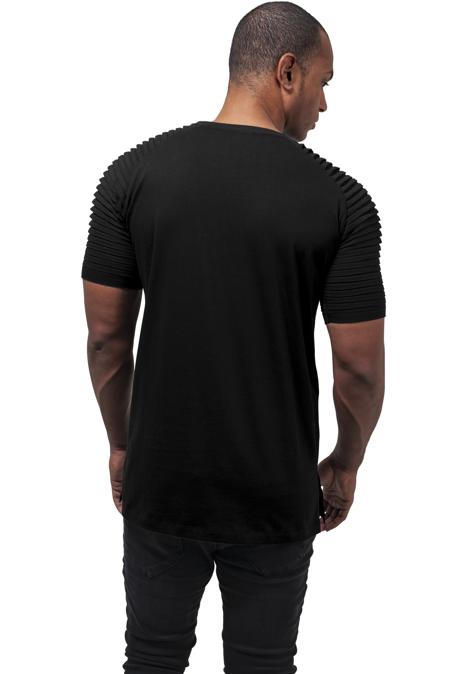 T-Shirts Pleat Raglan Tee in Farbe black