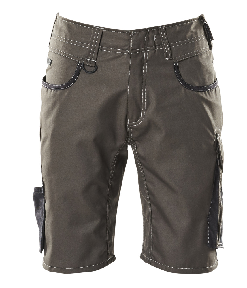 Shorts UNIQUE Shorts in Farbe Dunkelanthrazit/Schwarz