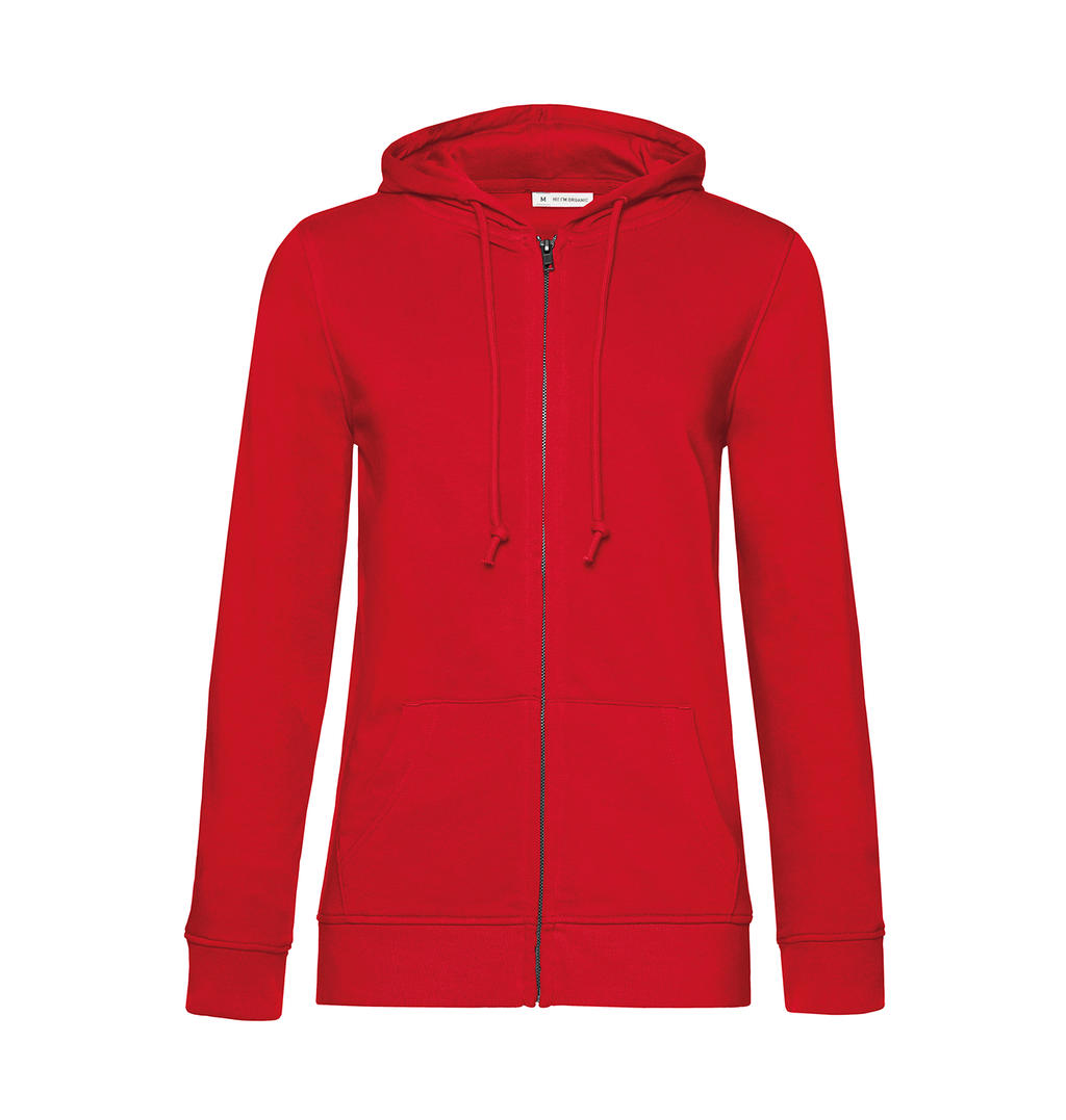  Organic Inspire Zipped Hood /women_? in Farbe Red