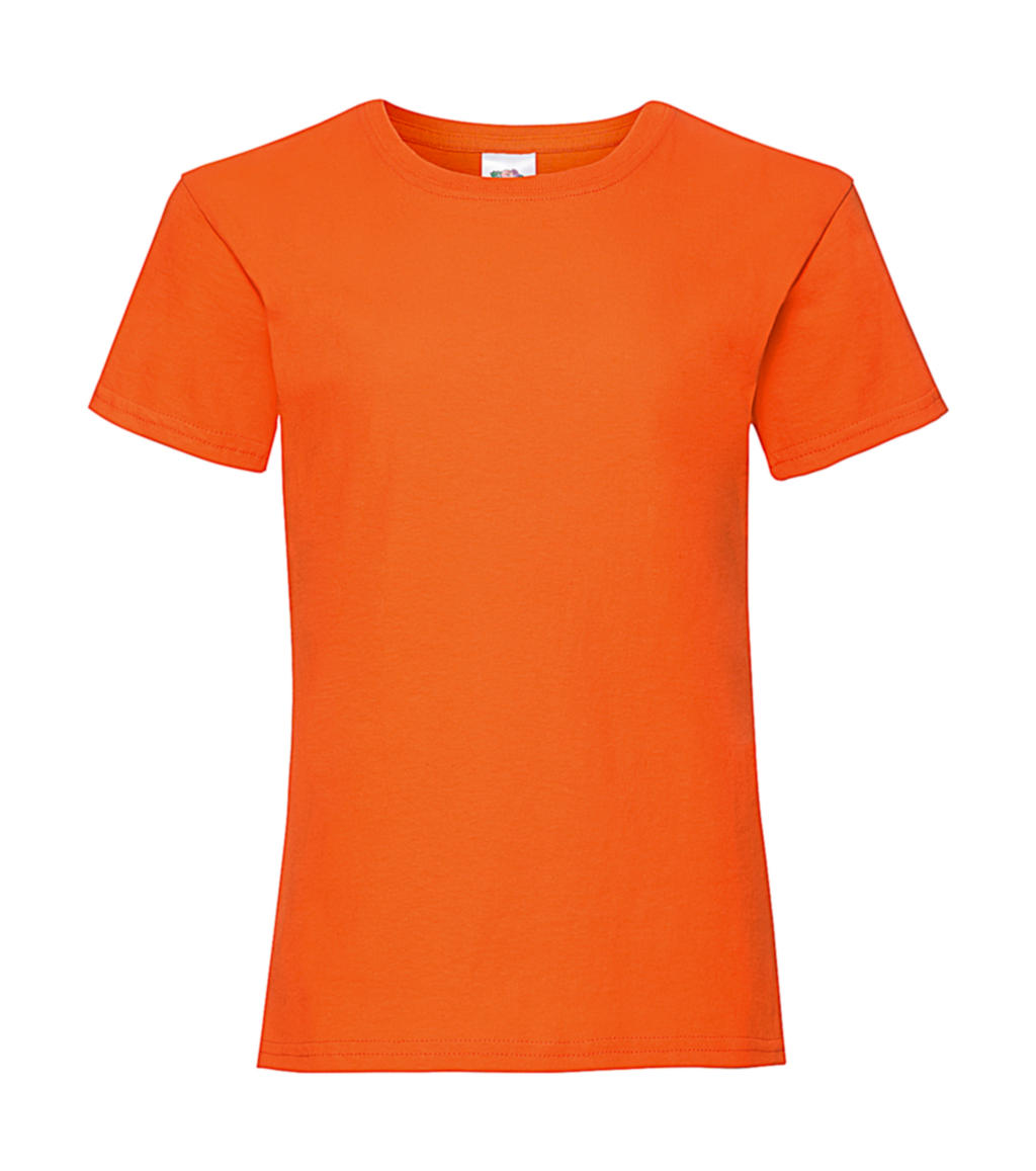  Girls Valueweight T in Farbe Orange